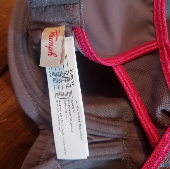 Bandle 2 Triumph bras . Size 36D - Picture 3 of 4